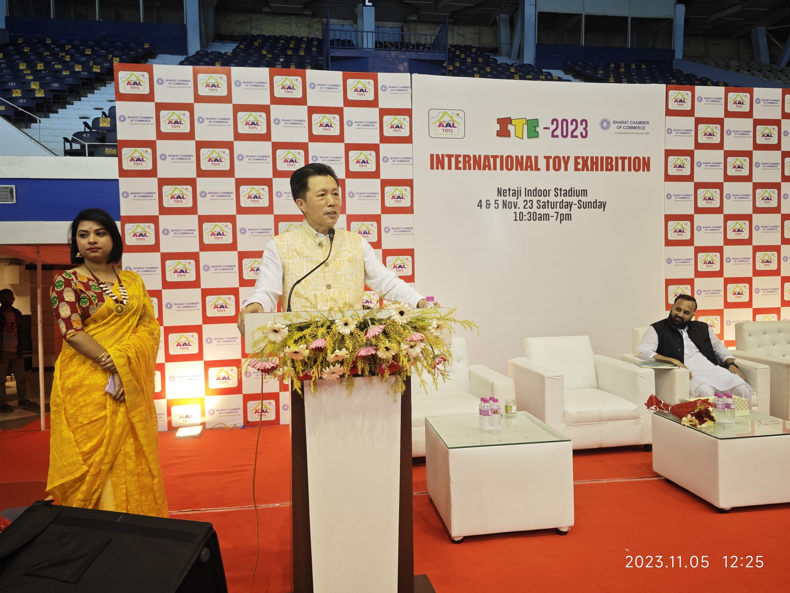 查立友总领事出席在加尔各答举办的2023国际玩具展