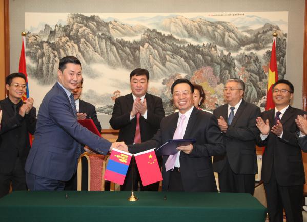 中国政府援蒙古学校项目合作备忘录正式签署
