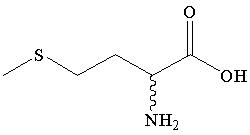 DL-甲硫氨酸化学结构式